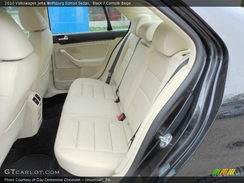 Black / Cornsilk Beige 2010 Volkswagen Jetta Wolfsburg Edition Sedan