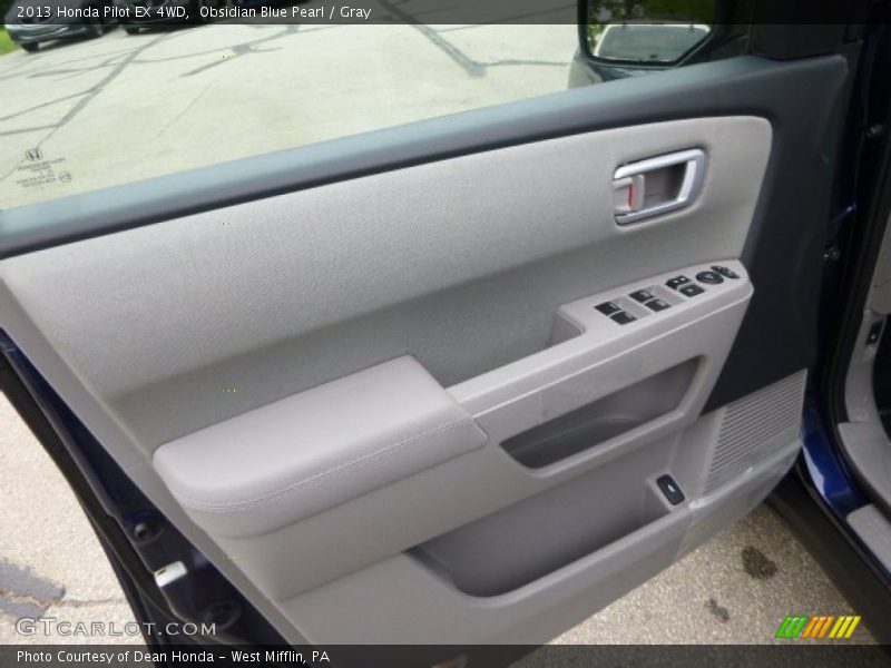 Obsidian Blue Pearl / Gray 2013 Honda Pilot EX 4WD