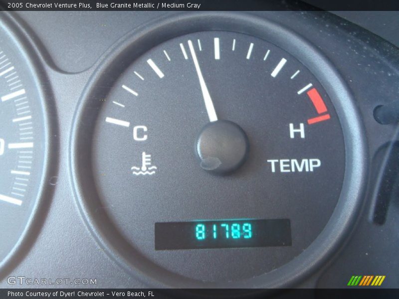 Blue Granite Metallic / Medium Gray 2005 Chevrolet Venture Plus