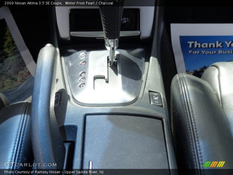 Winter Frost Pearl / Charcoal 2009 Nissan Altima 3.5 SE Coupe