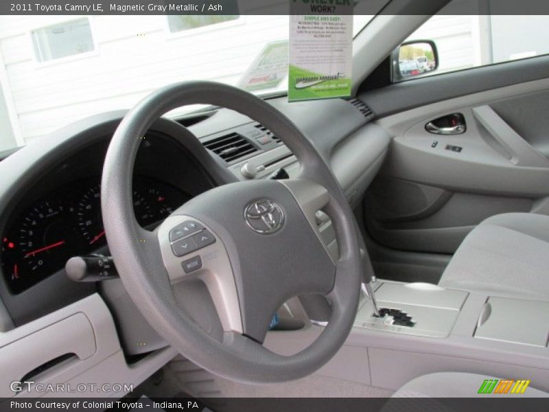 Magnetic Gray Metallic / Ash 2011 Toyota Camry LE