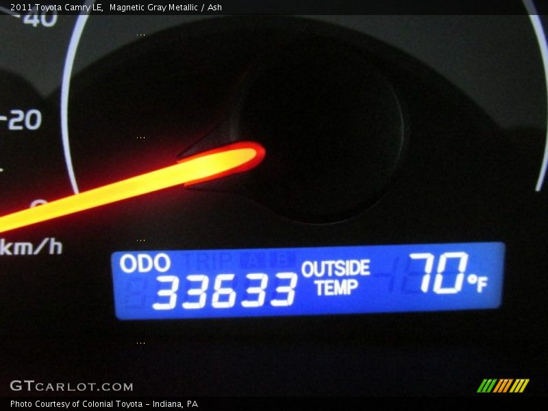 Magnetic Gray Metallic / Ash 2011 Toyota Camry LE