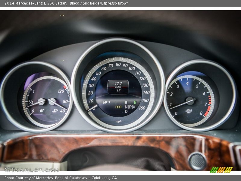 Black / Silk Beige/Espresso Brown 2014 Mercedes-Benz E 350 Sedan