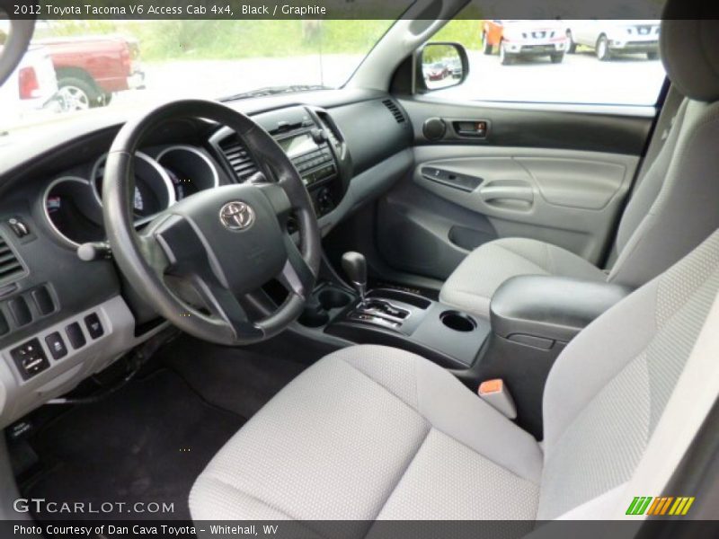 Black / Graphite 2012 Toyota Tacoma V6 Access Cab 4x4