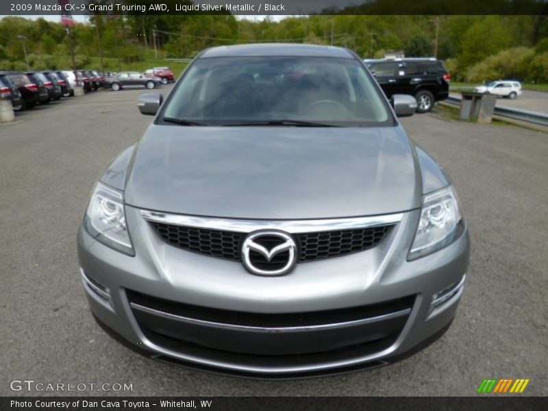 Liquid Silver Metallic / Black 2009 Mazda CX-9 Grand Touring AWD