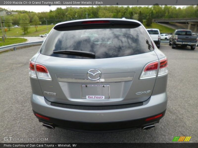 Liquid Silver Metallic / Black 2009 Mazda CX-9 Grand Touring AWD