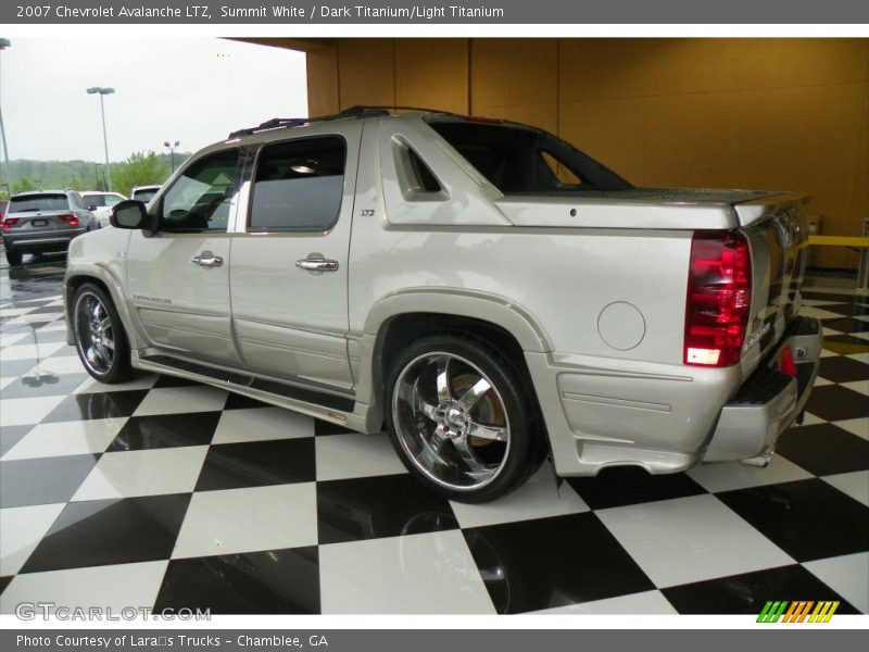 Summit White / Dark Titanium/Light Titanium 2007 Chevrolet Avalanche LTZ