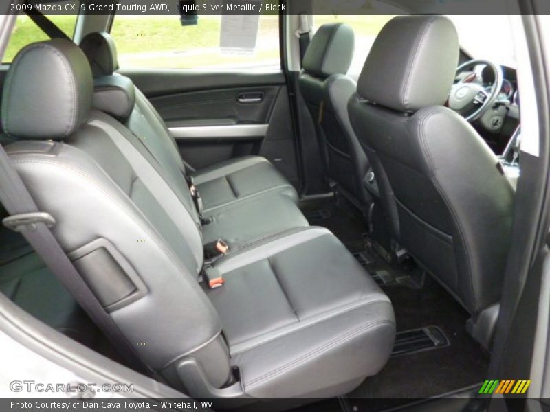 Liquid Silver Metallic / Black 2009 Mazda CX-9 Grand Touring AWD