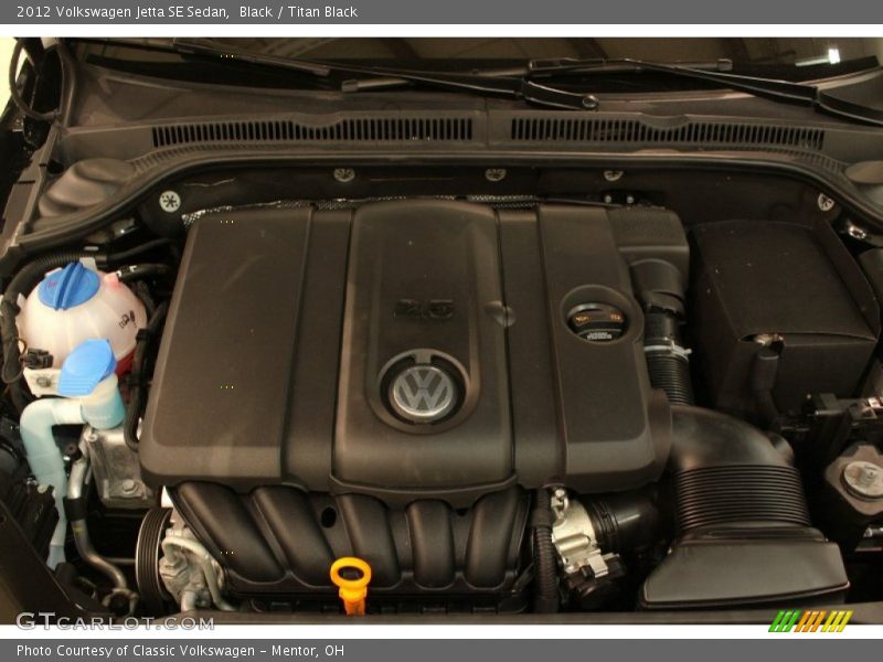 Black / Titan Black 2012 Volkswagen Jetta SE Sedan