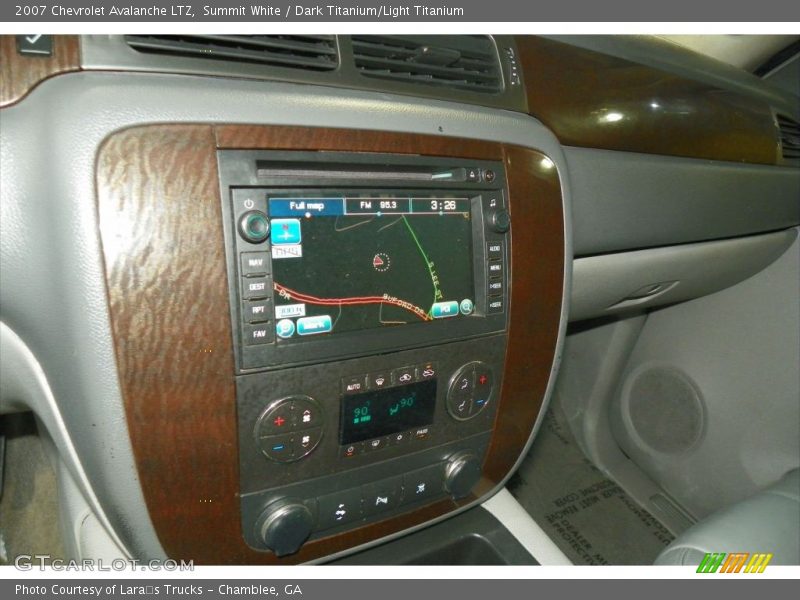 Summit White / Dark Titanium/Light Titanium 2007 Chevrolet Avalanche LTZ