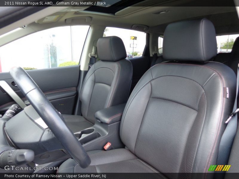 Gotham Gray Metallic / Black 2011 Nissan Rogue SL AWD