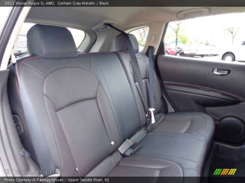 Gotham Gray Metallic / Black 2011 Nissan Rogue SL AWD