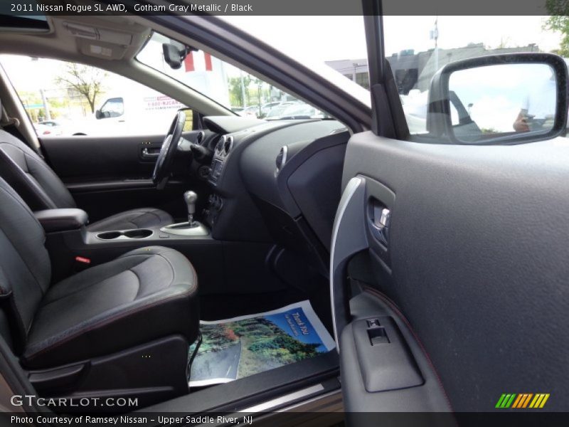 Gotham Gray Metallic / Black 2011 Nissan Rogue SL AWD