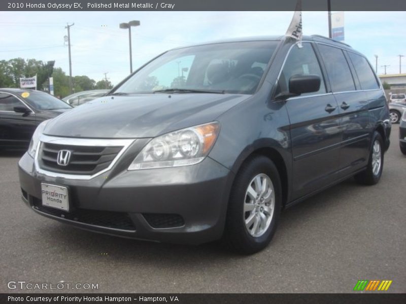 Polished Metal Metallic / Gray 2010 Honda Odyssey EX
