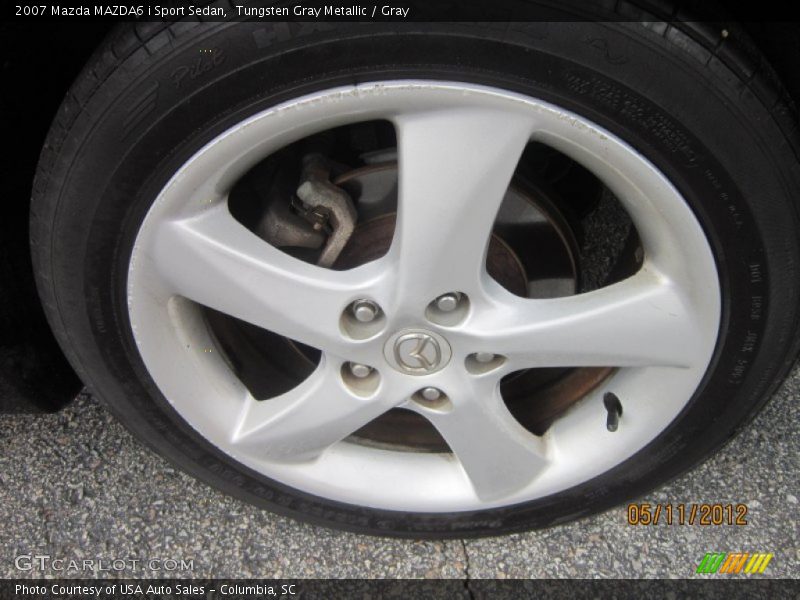 Tungsten Gray Metallic / Gray 2007 Mazda MAZDA6 i Sport Sedan