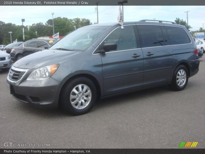 Polished Metal Metallic / Gray 2010 Honda Odyssey EX