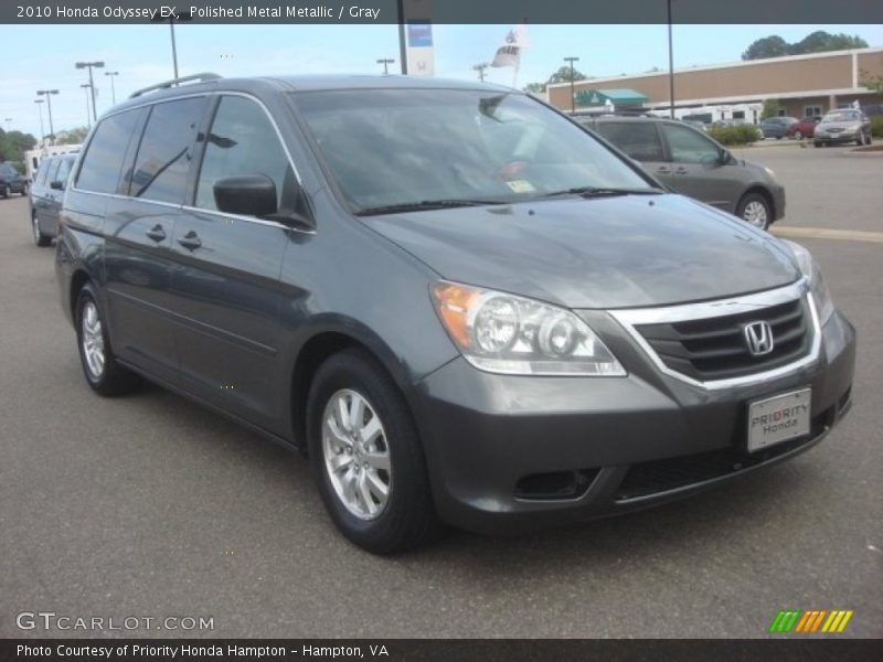 Polished Metal Metallic / Gray 2010 Honda Odyssey EX