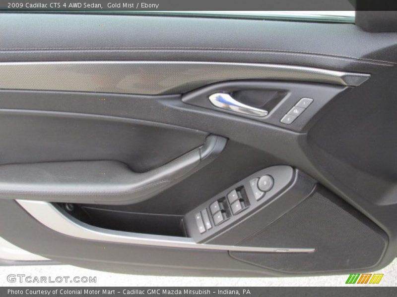 Gold Mist / Ebony 2009 Cadillac CTS 4 AWD Sedan