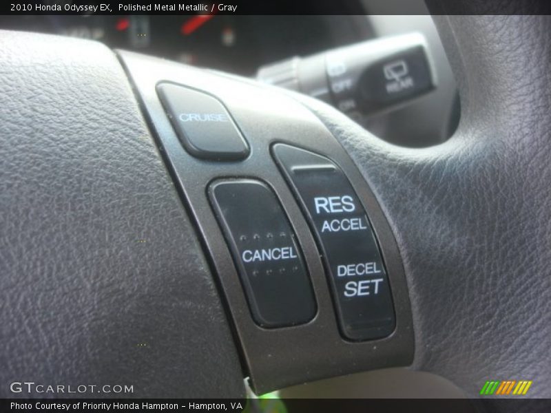 Polished Metal Metallic / Gray 2010 Honda Odyssey EX