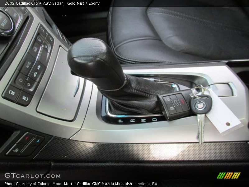 Gold Mist / Ebony 2009 Cadillac CTS 4 AWD Sedan
