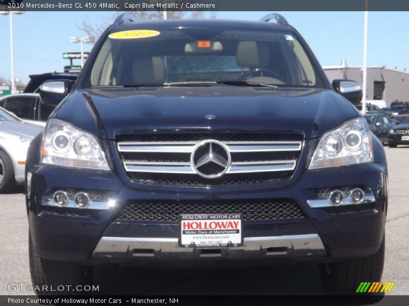 Capri Blue Metallic / Cashmere 2010 Mercedes-Benz GL 450 4Matic