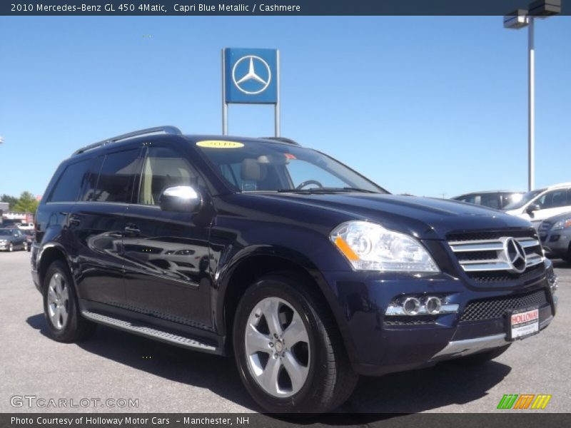 Capri Blue Metallic / Cashmere 2010 Mercedes-Benz GL 450 4Matic