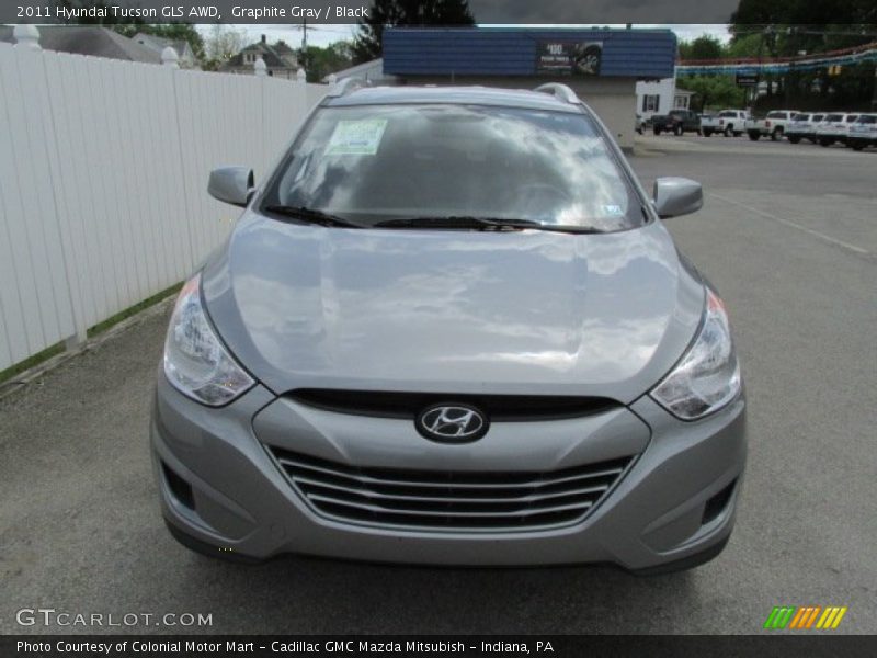 Graphite Gray / Black 2011 Hyundai Tucson GLS AWD