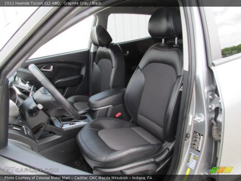 Graphite Gray / Black 2011 Hyundai Tucson GLS AWD