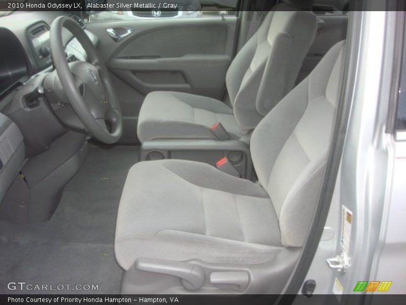 Alabaster Silver Metallic / Gray 2010 Honda Odyssey LX