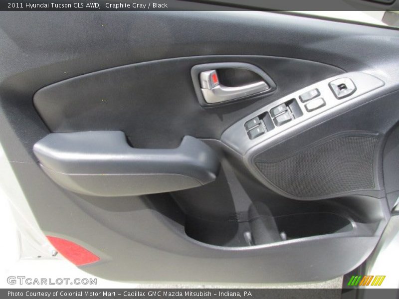 Graphite Gray / Black 2011 Hyundai Tucson GLS AWD