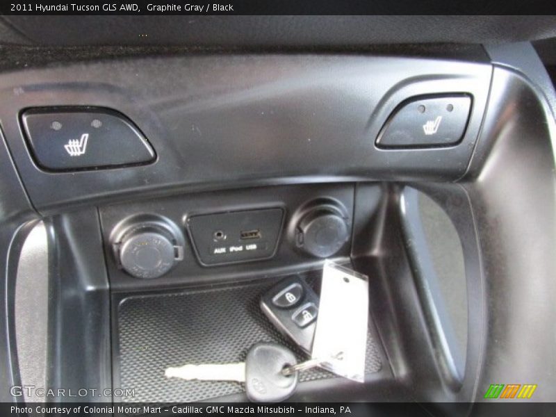 Graphite Gray / Black 2011 Hyundai Tucson GLS AWD