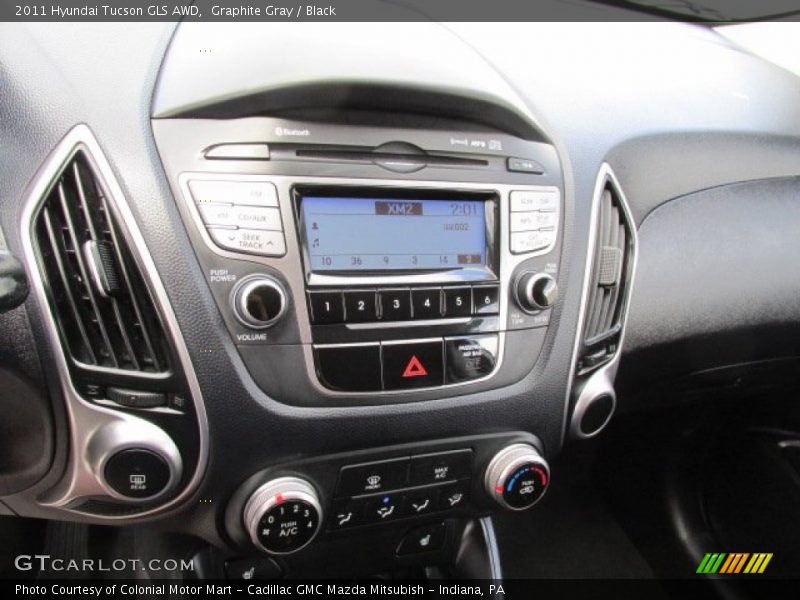 Graphite Gray / Black 2011 Hyundai Tucson GLS AWD