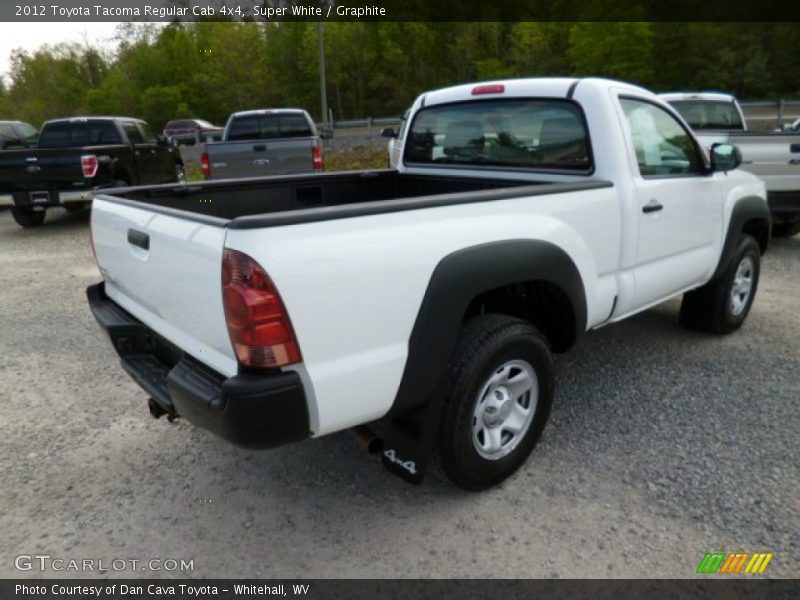 Super White / Graphite 2012 Toyota Tacoma Regular Cab 4x4