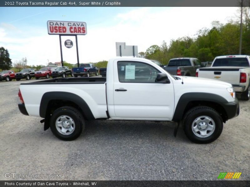 Super White / Graphite 2012 Toyota Tacoma Regular Cab 4x4