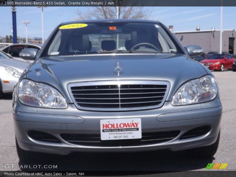 Granite Grey Metallic / Ash 2005 Mercedes-Benz S 430 Sedan