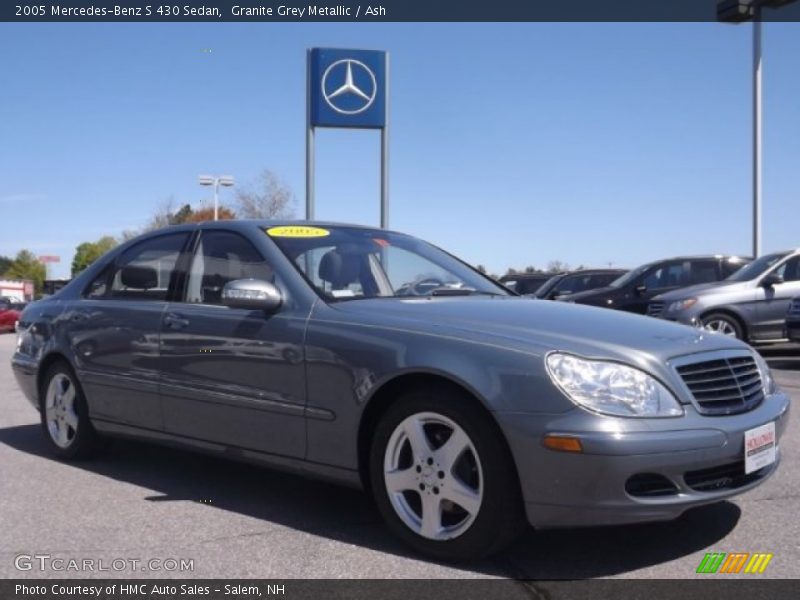 Granite Grey Metallic / Ash 2005 Mercedes-Benz S 430 Sedan