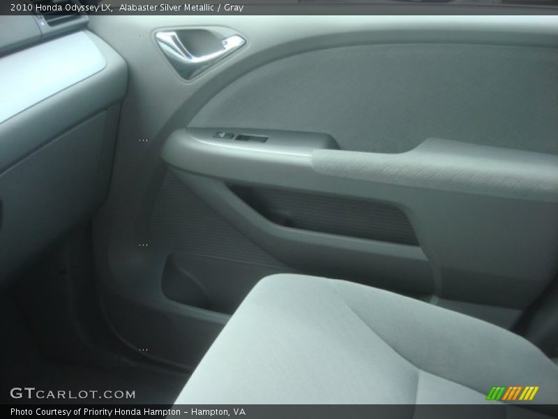 Alabaster Silver Metallic / Gray 2010 Honda Odyssey LX