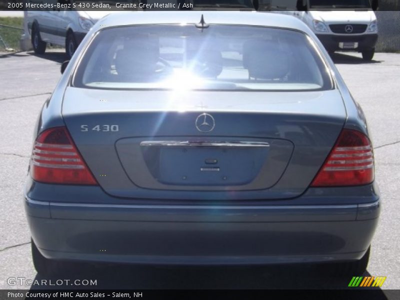 Granite Grey Metallic / Ash 2005 Mercedes-Benz S 430 Sedan
