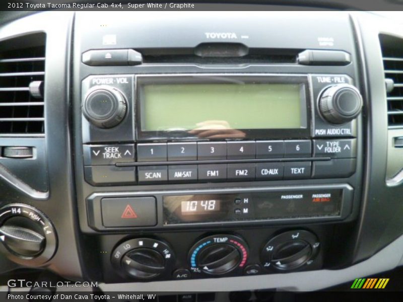Super White / Graphite 2012 Toyota Tacoma Regular Cab 4x4