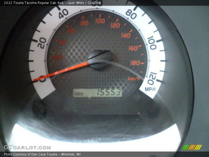 Super White / Graphite 2012 Toyota Tacoma Regular Cab 4x4