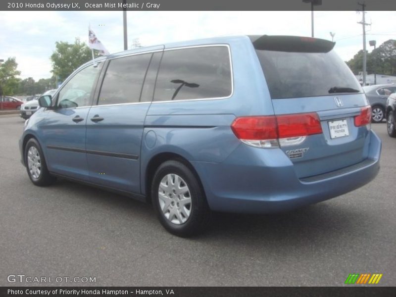 Ocean Mist Metallic / Gray 2010 Honda Odyssey LX