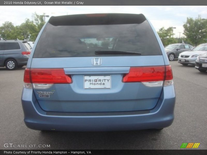 Ocean Mist Metallic / Gray 2010 Honda Odyssey LX