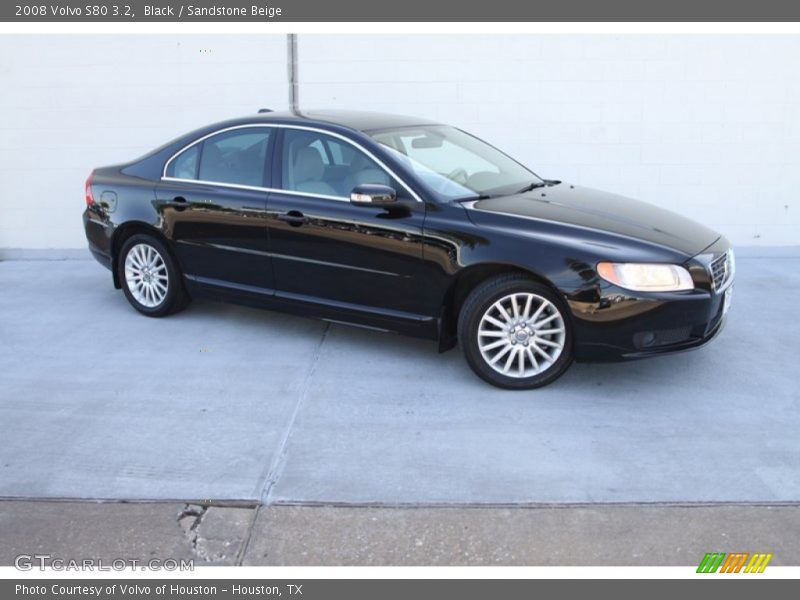 Black / Sandstone Beige 2008 Volvo S80 3.2