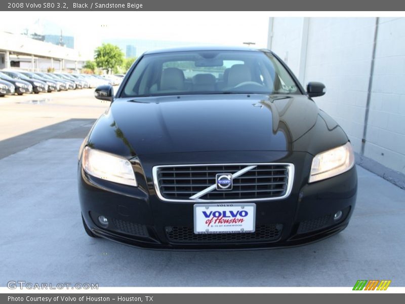 Black / Sandstone Beige 2008 Volvo S80 3.2
