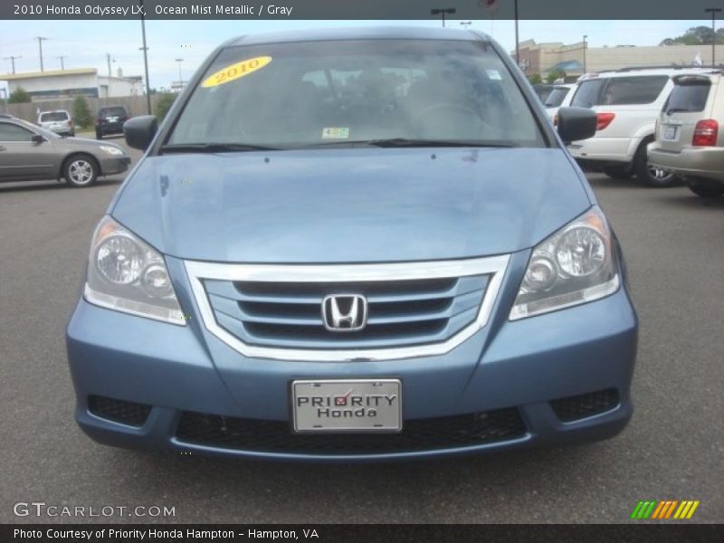 Ocean Mist Metallic / Gray 2010 Honda Odyssey LX