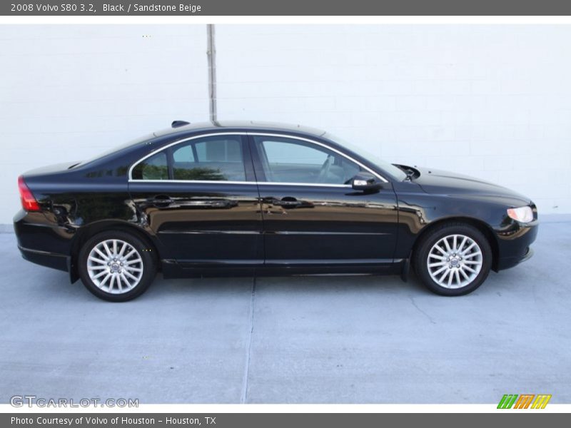 Black / Sandstone Beige 2008 Volvo S80 3.2