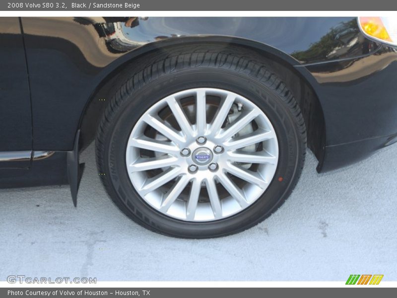 Black / Sandstone Beige 2008 Volvo S80 3.2