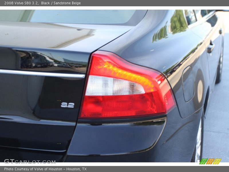 Black / Sandstone Beige 2008 Volvo S80 3.2
