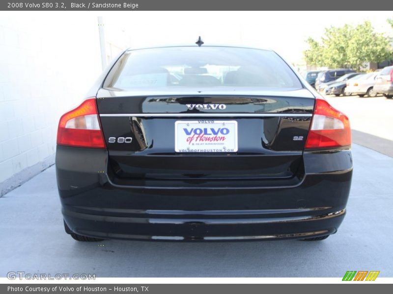 Black / Sandstone Beige 2008 Volvo S80 3.2