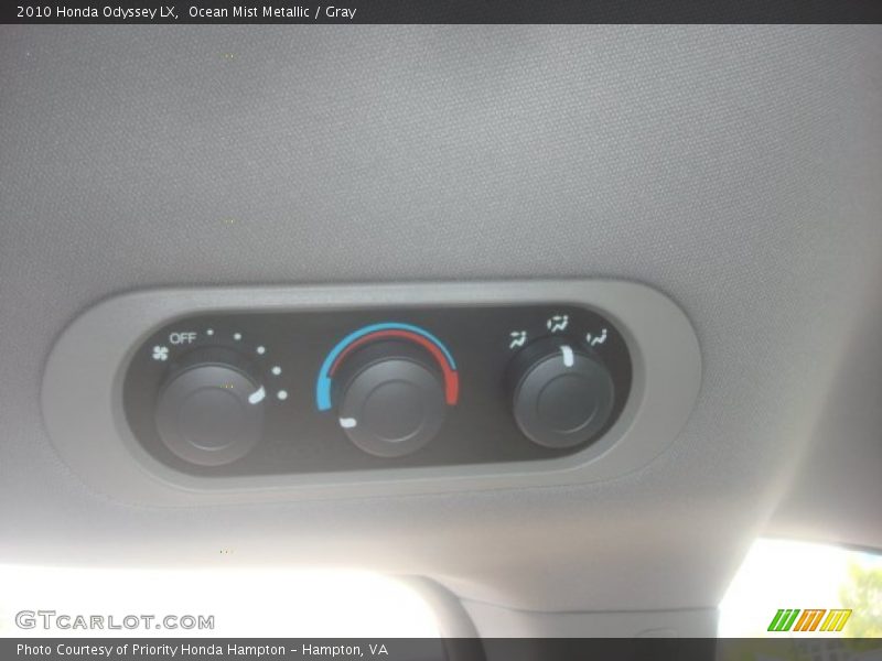 Ocean Mist Metallic / Gray 2010 Honda Odyssey LX